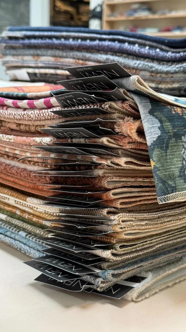 Just when one market is done it’s on to the next! Looking back at the new fabrics we brought in to @norwalkfurniture for April 2025 market. 

#Textiles #Fabrics #Upholstery #UpholsteredFurniture #NorwalkFurniture #KimSalmela